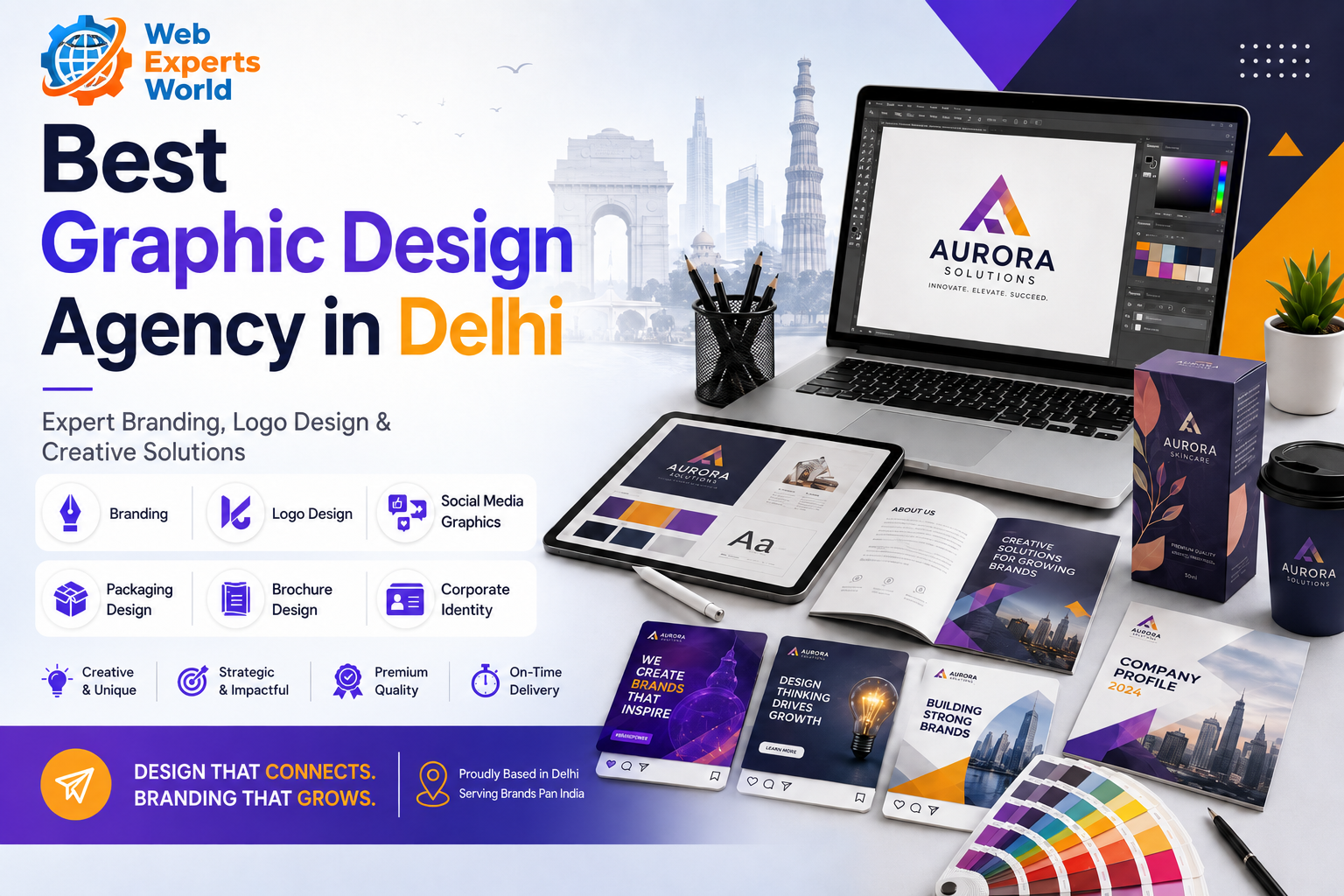 Best Graphic Design Agency in Delhi – Expert Branding, Logo Design & Creative Solutions